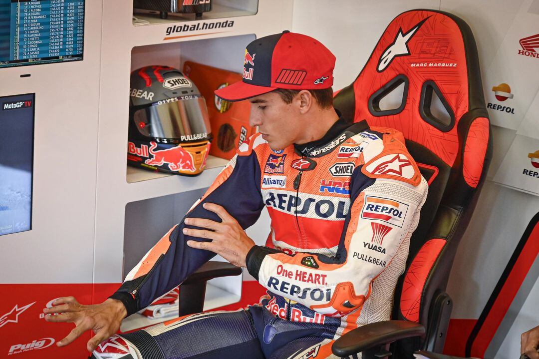 Marc Márquez en Jerez durante el último Gran Premio 