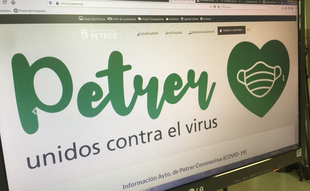 La web municipal de Petrer, cada vez más visitada