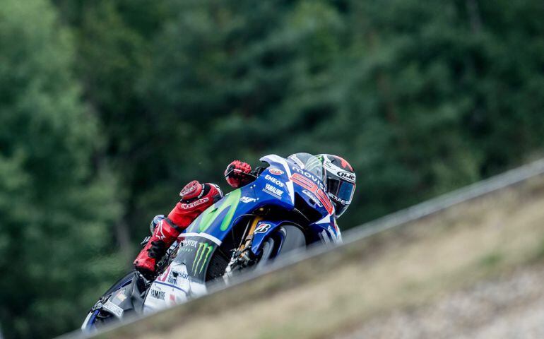 Jorge Lorenzo marcó el mejor tiempo en los entrenamientos oficiales del G.P. de Brno.