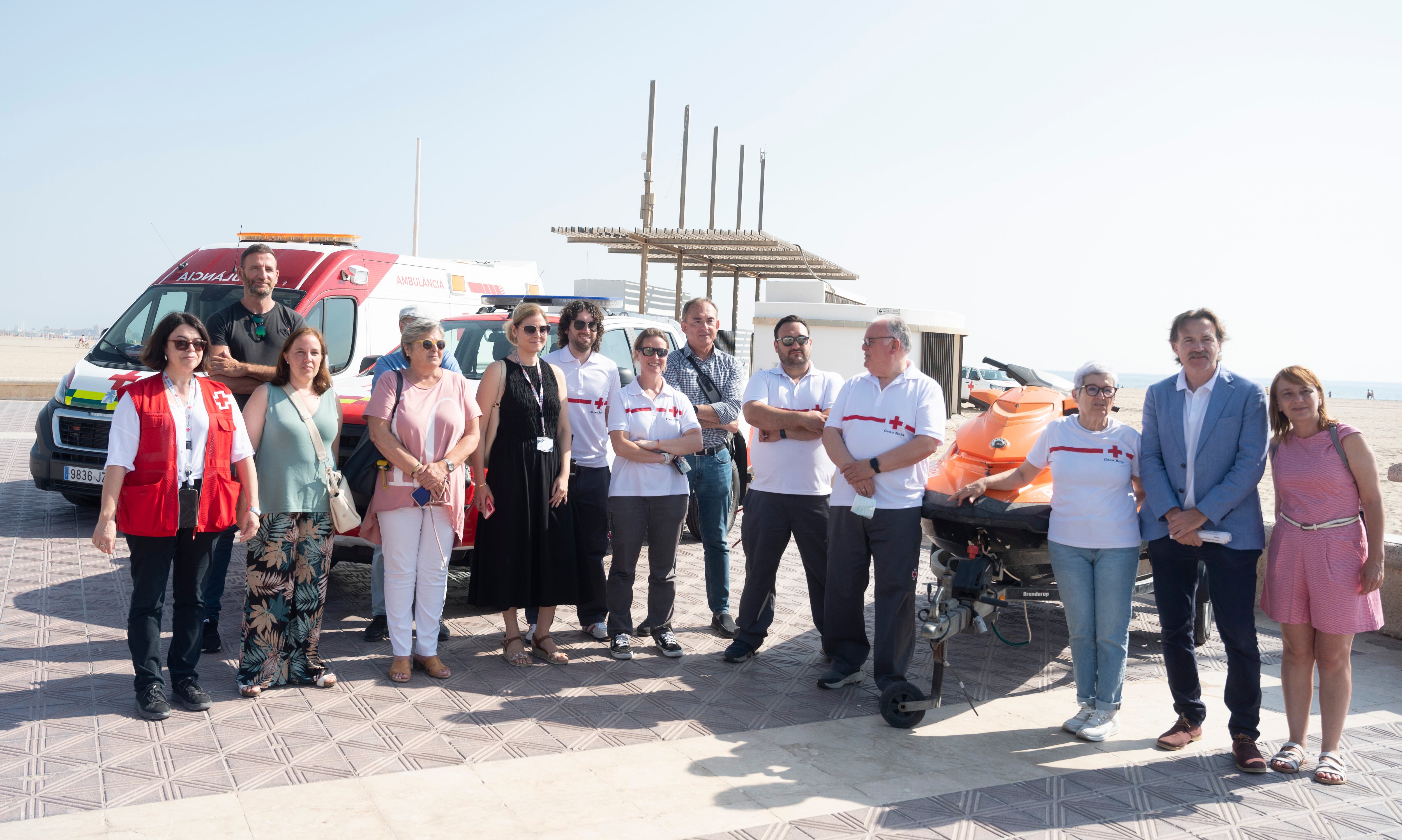 Dispositivo de socorrismo de las playas de València de la temporada estival