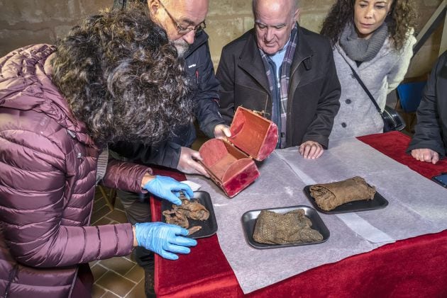 Restos hallados en la Catedral