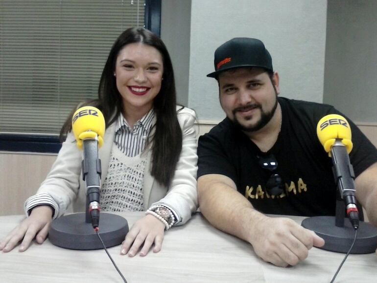 Israel Gómez y Alba Ed-Dounia en Radio Elda SER