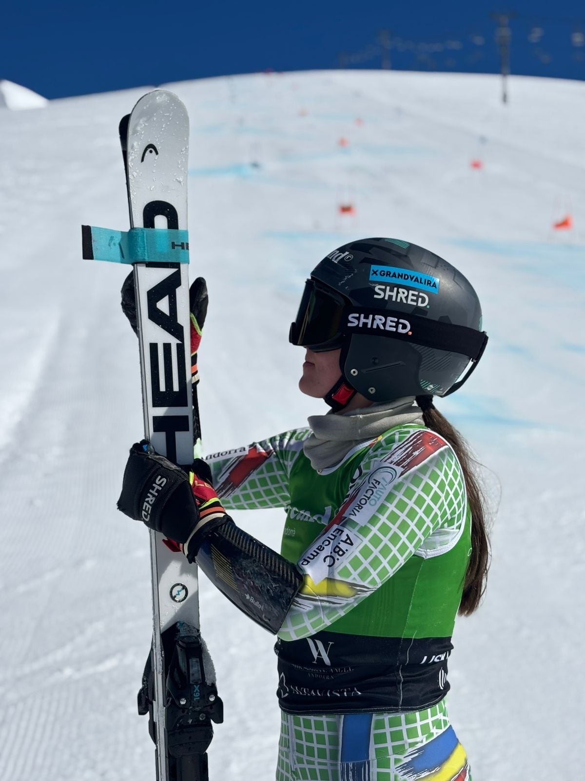 Iria Medina en el debut a la copa d&#039;Europa de gegant a Suïssa