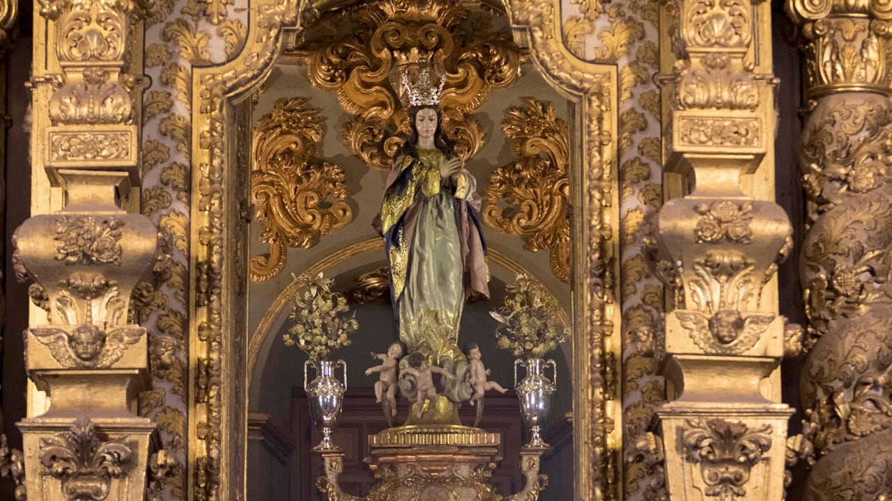 La patrona de Alhendín (Granada), la Inmaculada Concepción, obra de Pedro de Mena