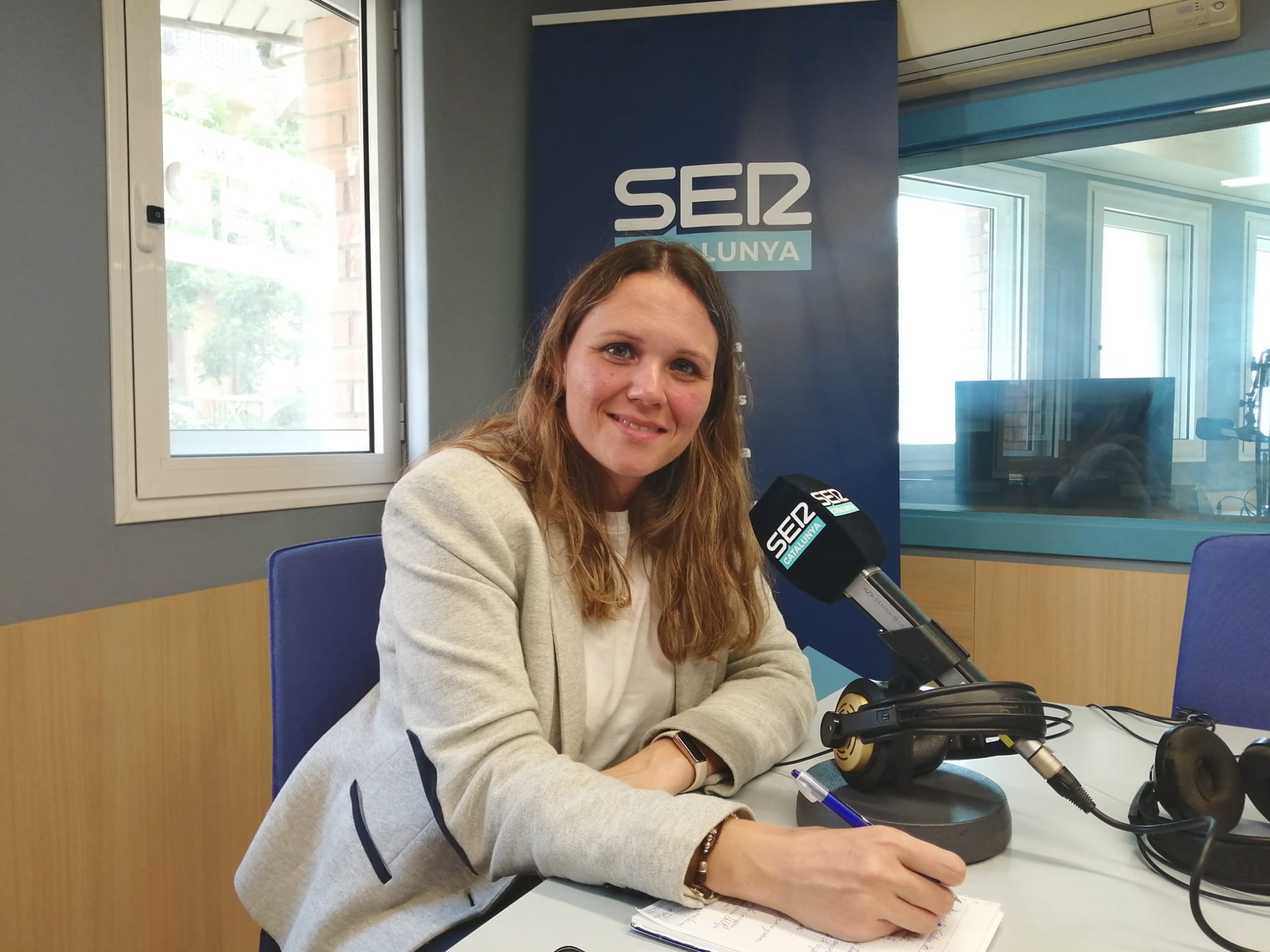 Un moment de l&#039;entrevista a Sara Barrera, gerent d&#039;Electio Group Consulting.