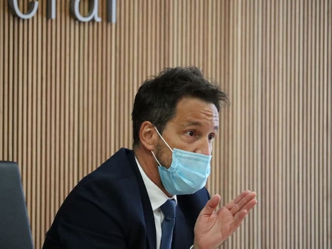 El president del grup parlamentari socialdemòcrata, Pere López.