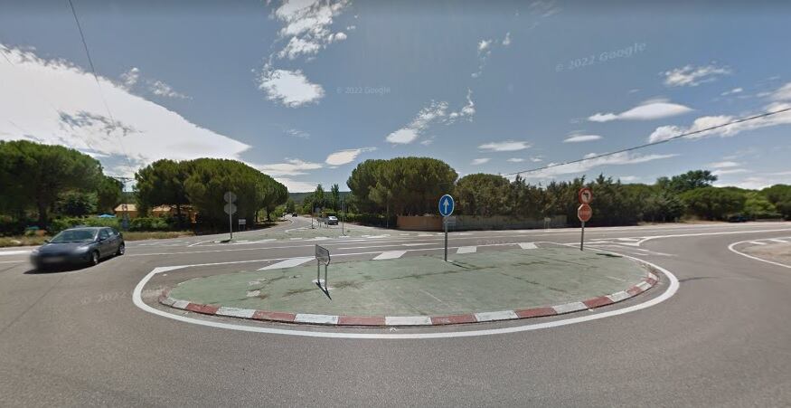 Cruce de la N-122 con la VP-2303