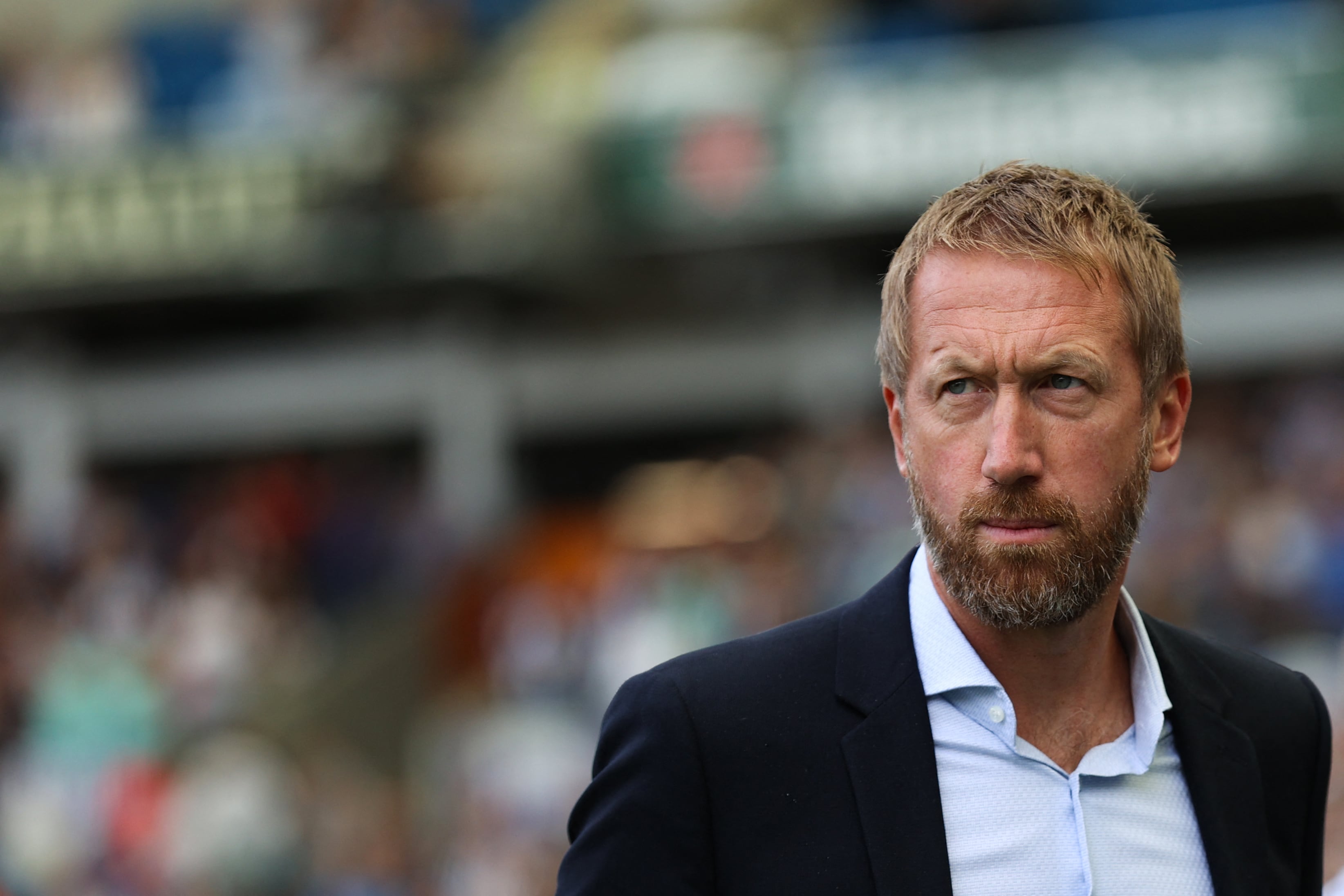 Graham Potter en un partido de su etapa en el Chelsea.