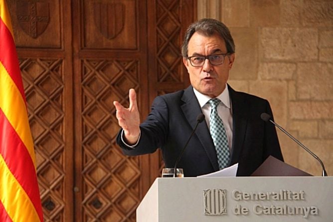 El president de la Generalitat, Artur Mas