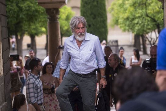 Harrison Ford en la Mezquita de Córdoba