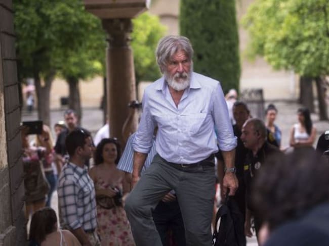 Harrison Ford en la Mezquita de Córdoba