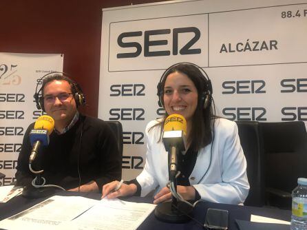 José Juan Fernández, alcalde y Gema Molina