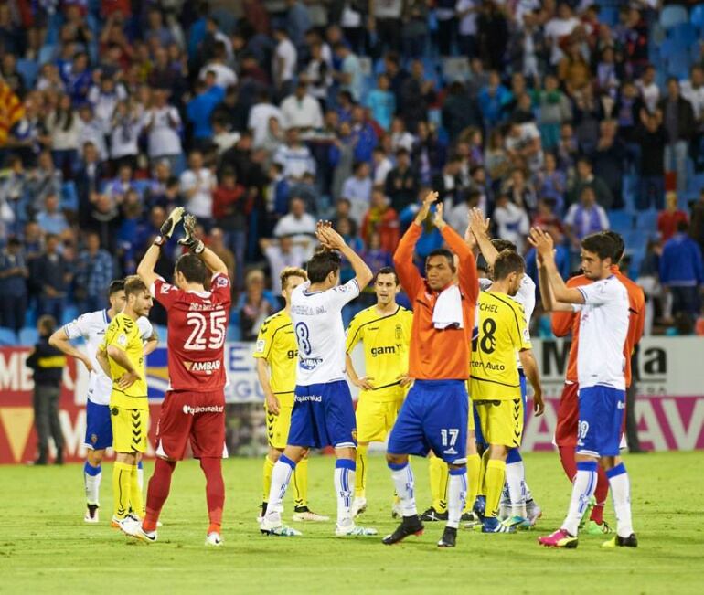 El Real Zaragoza espera celebrar el sábado en Palamós como lo hizo ayer tras ganarle al Oviedo