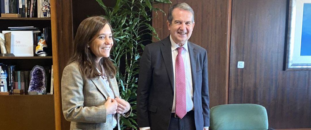 Inés Rey y Abel Caballero en su reunión en Vigo