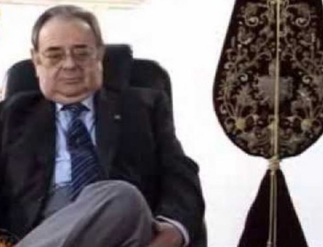 Manuel Ruiz-Cortina durante una entrevista en televisión