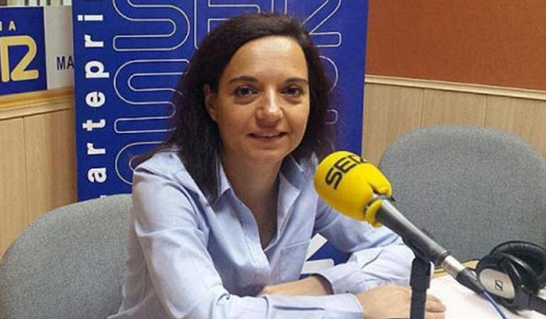 La alcaldesa Sara Hernández en los estudios de SER Madrid Sur