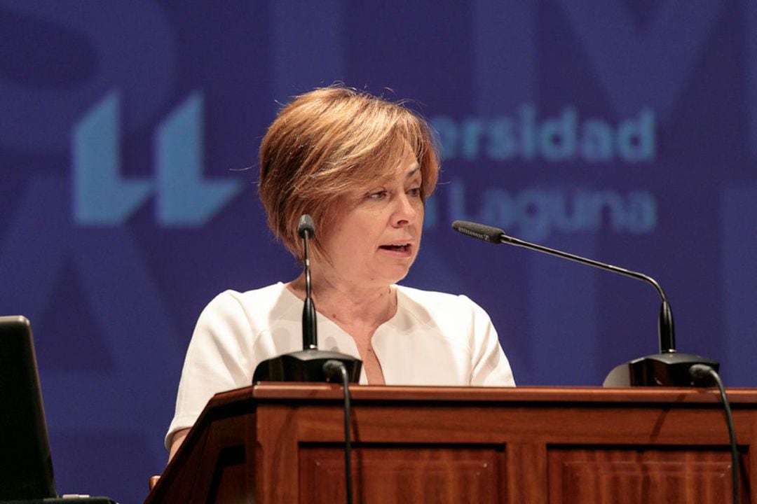 Rosa Aguilar, rectora de la Universidad de La Laguna (ULL) - foto de archivo