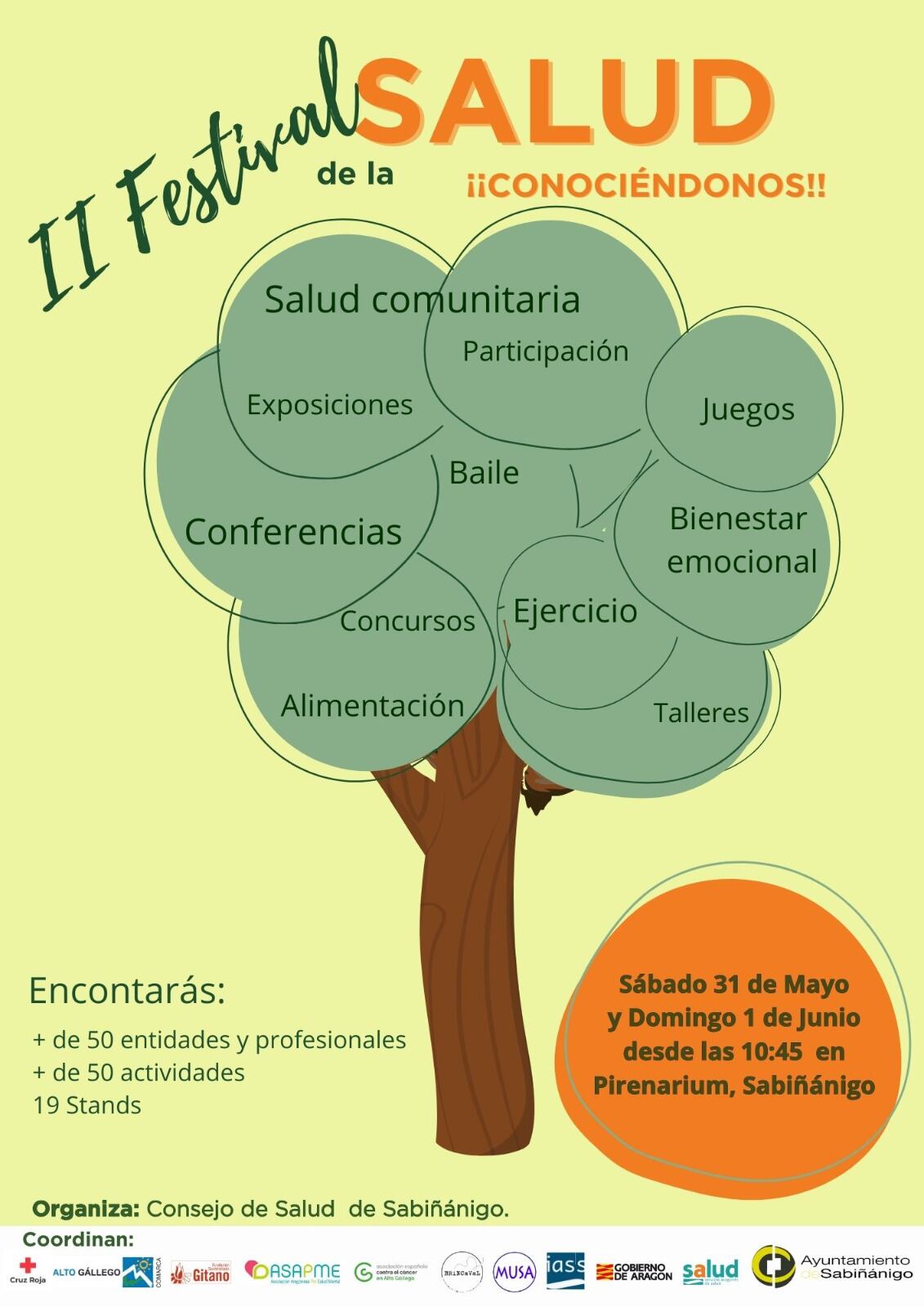 Dos días con medio centenar de propuestas de promoción de la salud