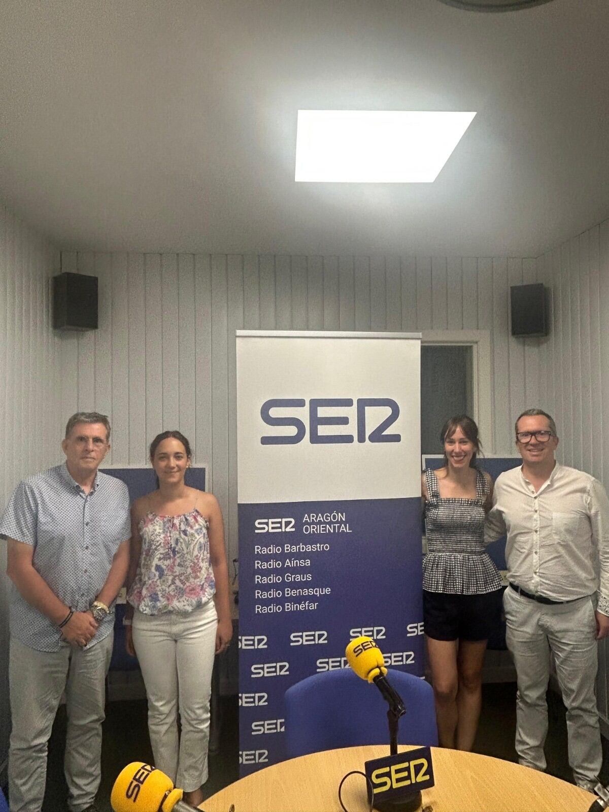 Pepe Sánchez, Silvia Robles, Eva Noya y Sergio Bielsa ( de izquierda a derecha)