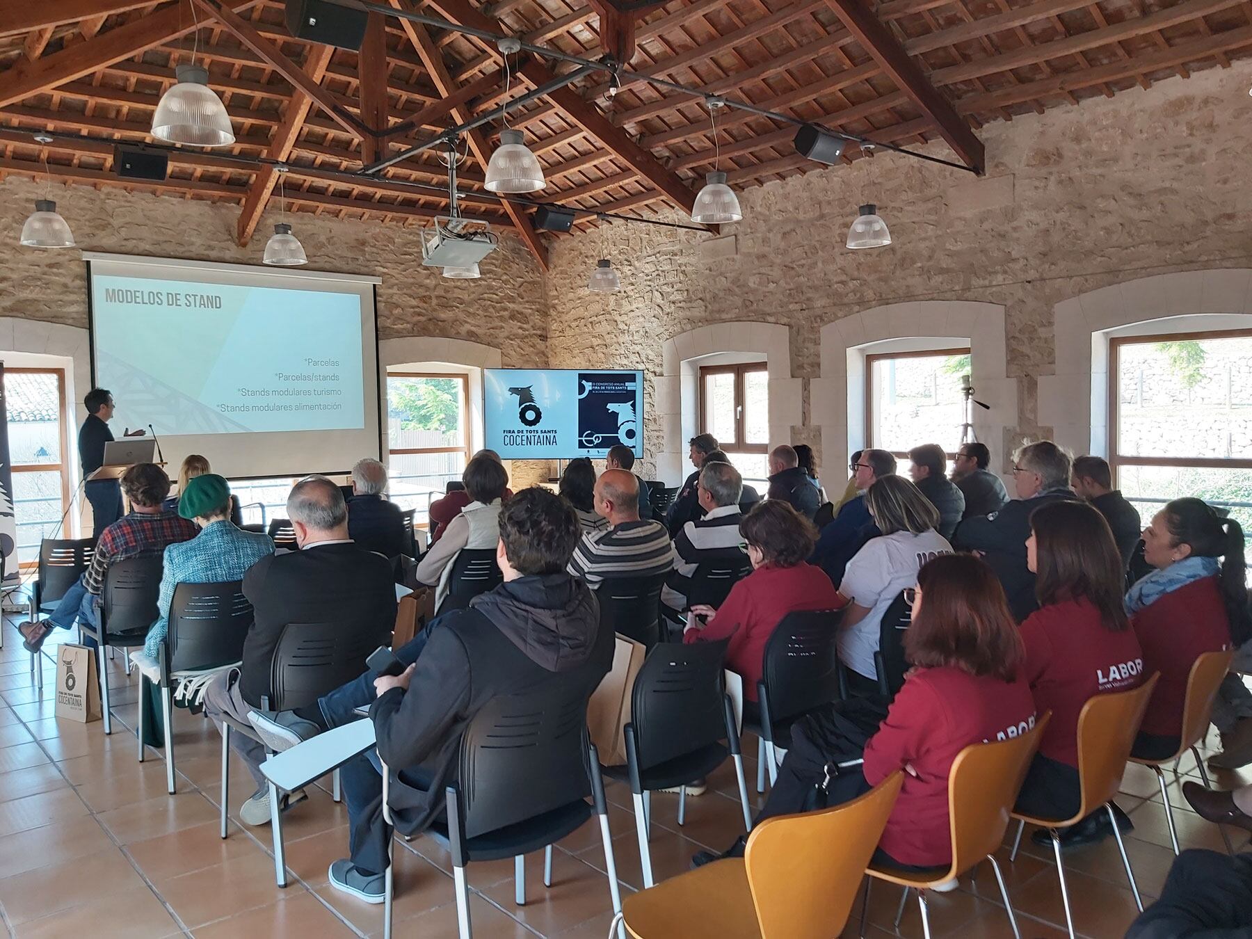 Imagen de una de las conferencias de la tercera edición del congreso de la Fira de Tots Sants