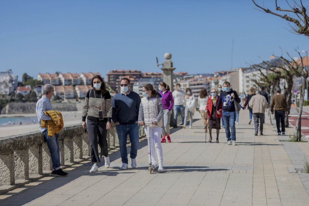 Paseo de Silgar en Sanxenxo