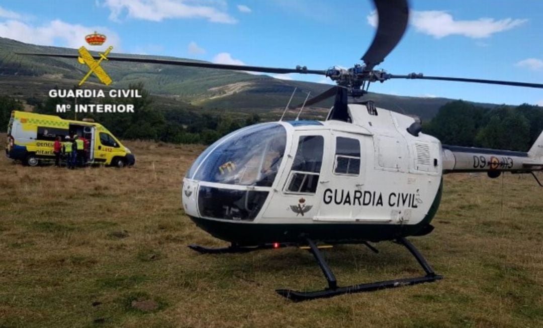 La búsqueda movilizó un helicóptero