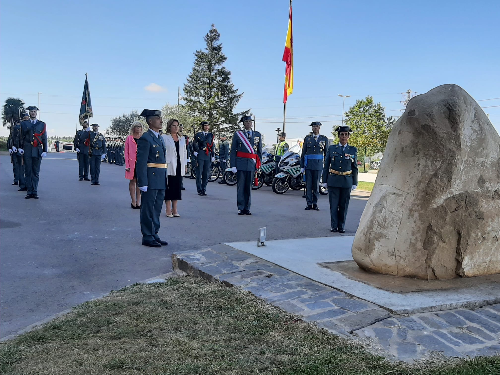 Homenaje a los caídos de la Guardia Civil