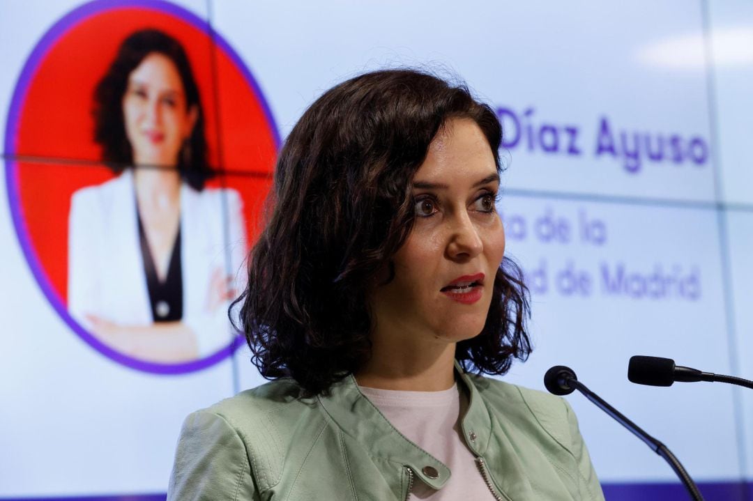 La presidenta de la Comunidad de Madrid, Isabel Díaz Ayuso.