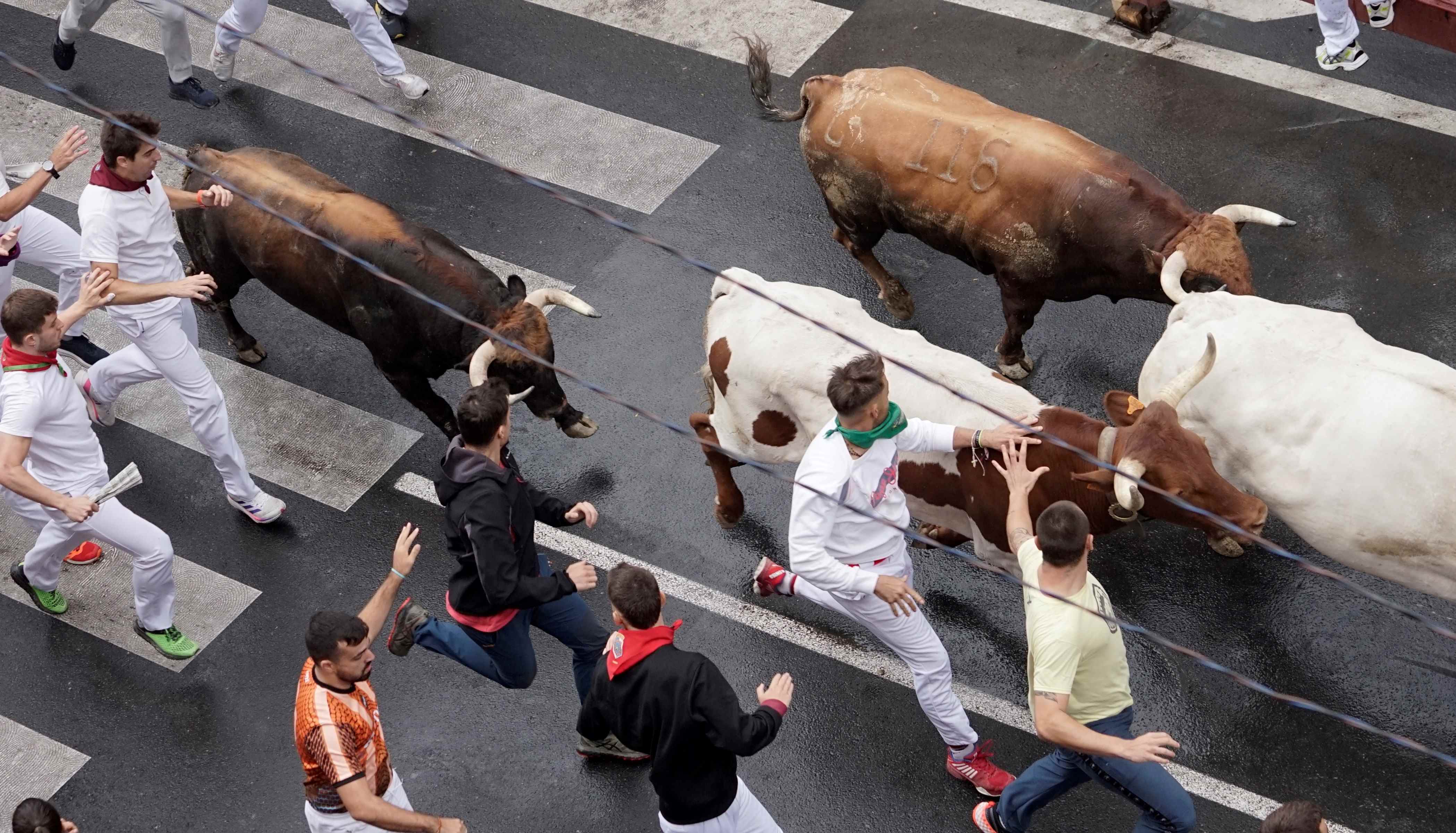 Sextro encierro tradicional de las Fiestas de San Sebastián de los Reyes