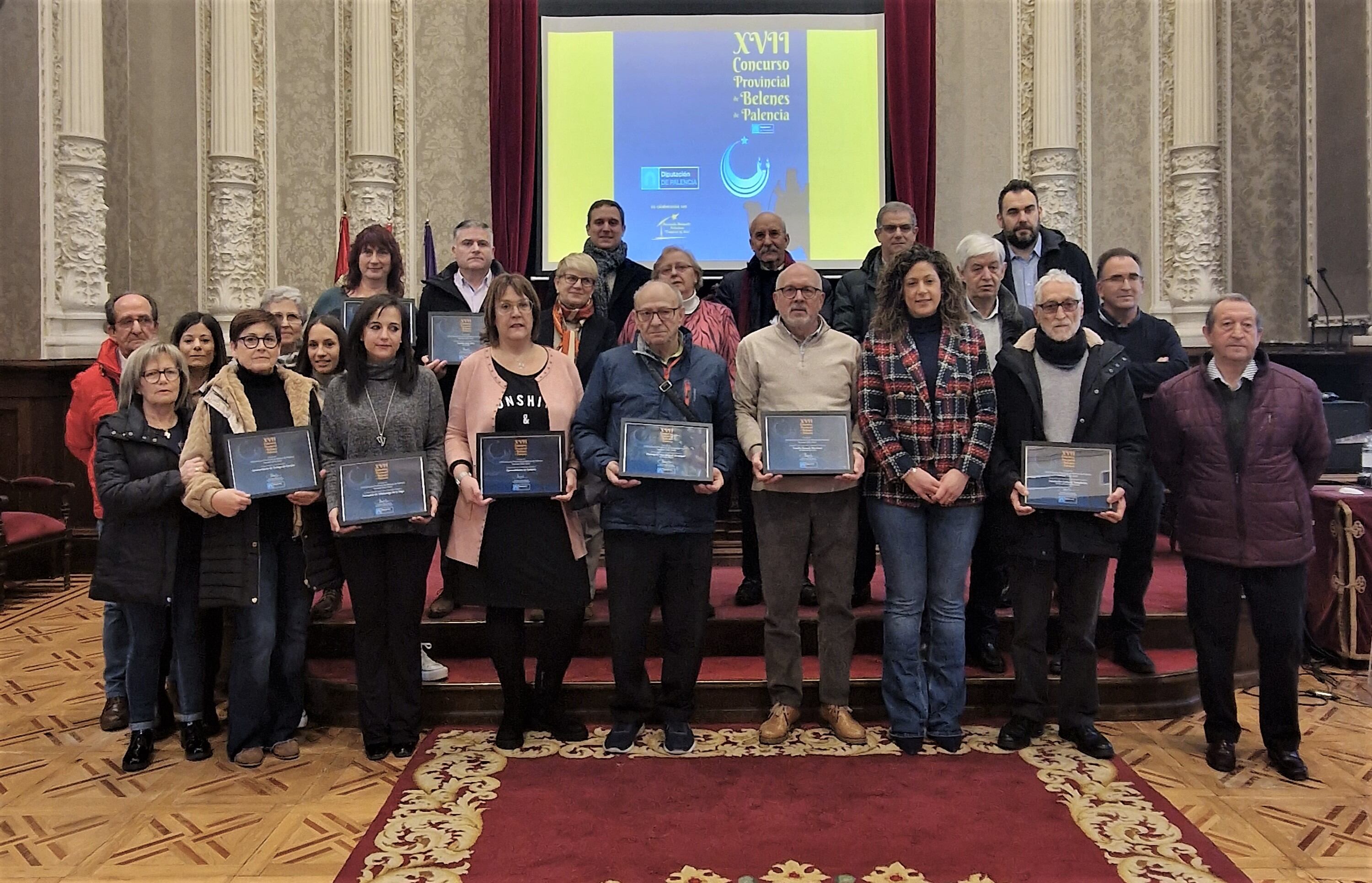 Premiados en la XVII edición del Concurso Provincial  de Belenes de la Diputación de Palencia