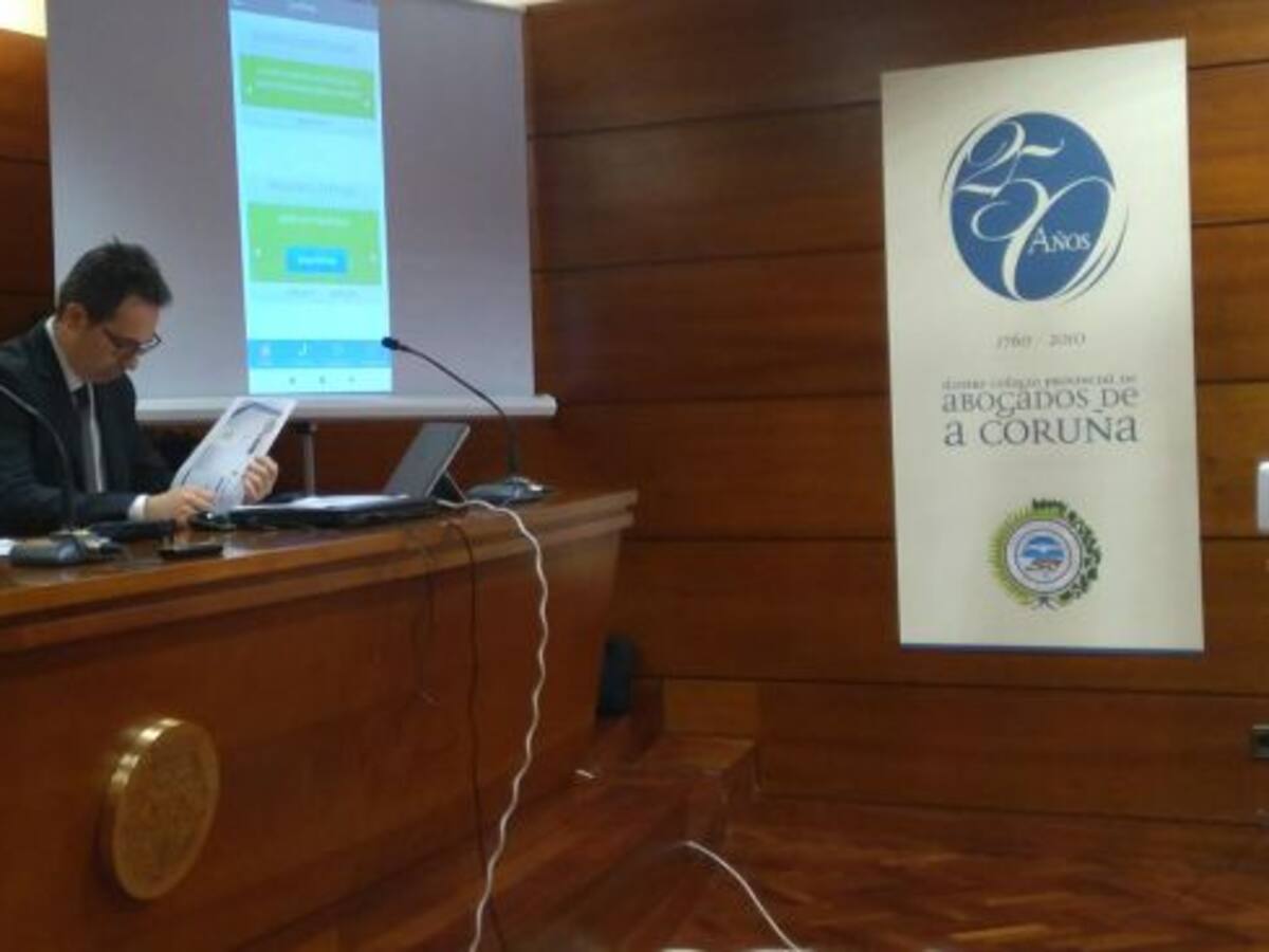 El Colegio de Abogados presenta una app para registrar incidencias judiciales