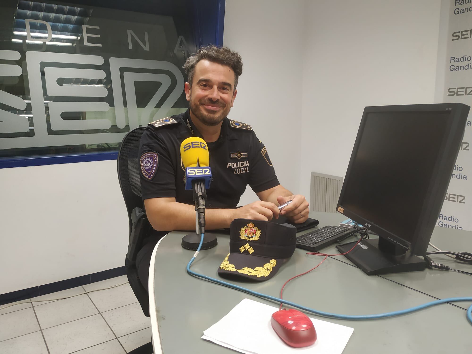 José Martínez Espasa, comisario principal jefe de la Policía Local de Gandia