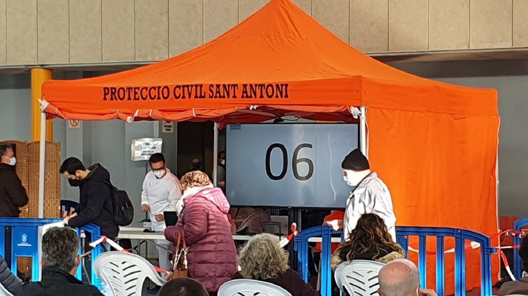 Imagen del cribado en Sant Antoni