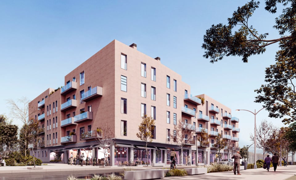 Imagen de archivo de la recreación del bloque de viviendas del Mirador de Galiana de Santa Bárbara, en Toledo