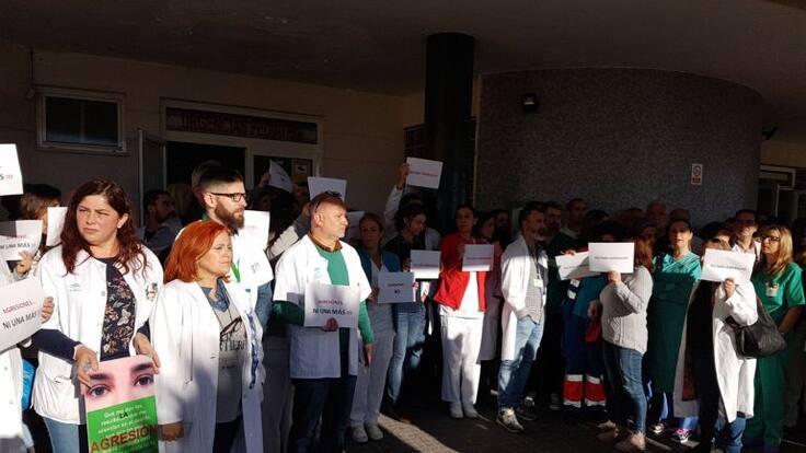 Reportaje concentración hospital de La Línea