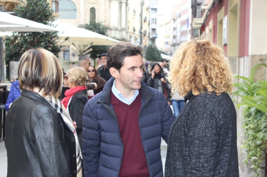 El secretario general del PSOE en Santander y candidato a la alcaldía, Pedro Casares.