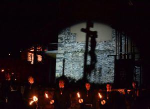 Vía Crucis Penitencial Castillo de los Templarios 2015