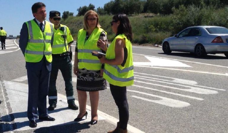 Tráfico instala guías sonoras en la A-316, entre Martos y Alcaudete