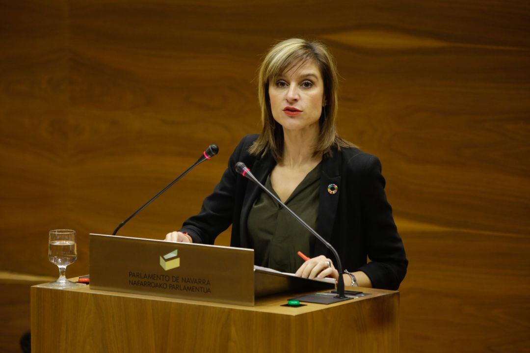 Nuria Medina, portavoz del grupo parlamentario socialista. 