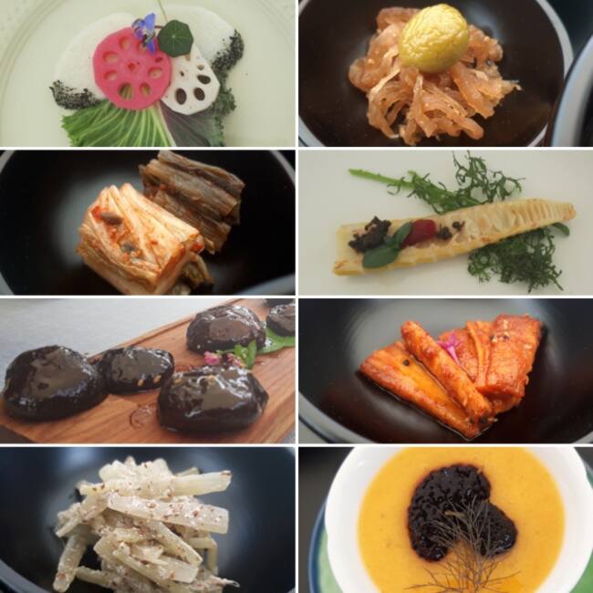 Una muestra de 'la cocina del templo'.