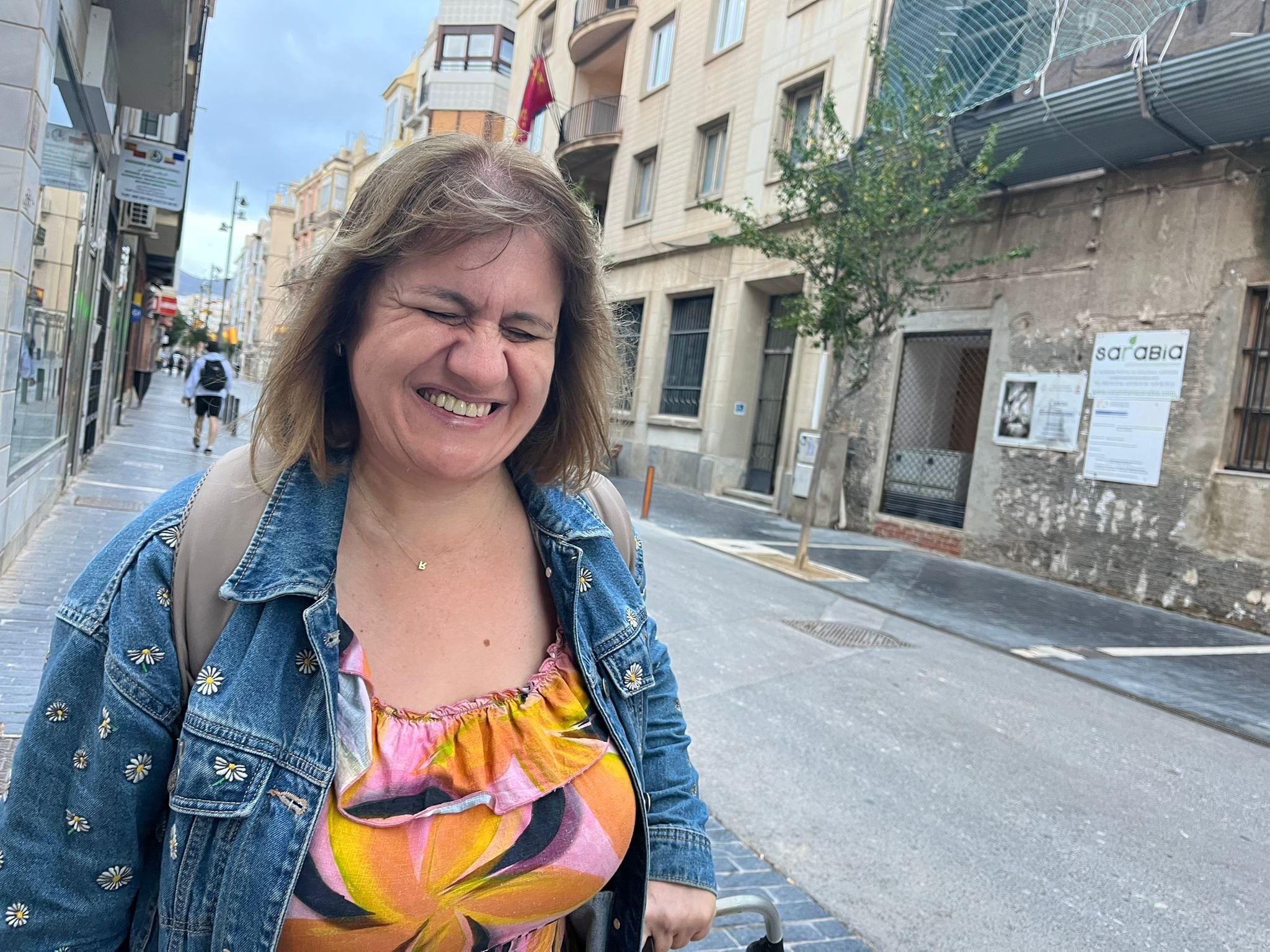 Rosadelia y Woko, su perro guía