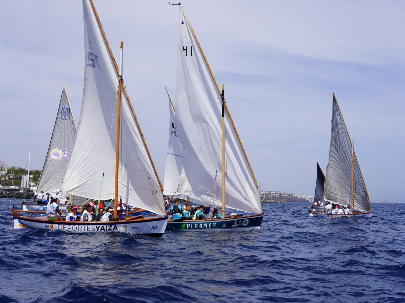 Participantes en la primera regata de la copa.