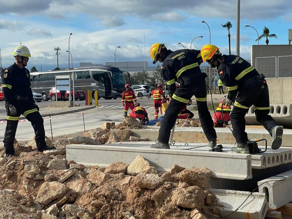 Simulacro accidente múltiple en la Comunitat Valenciana