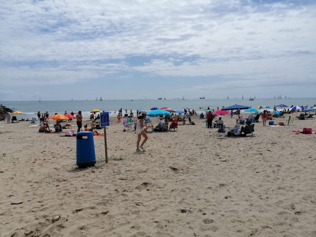 Foto de la playa de Pinedo ( en València)