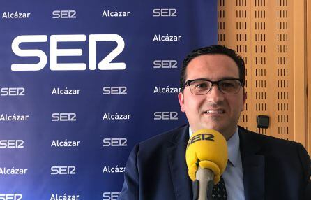 Antonio Lucas Torres, secretario provincial del PP y alcalde de Campo de Criptana en los estudios de Ser Alcázar