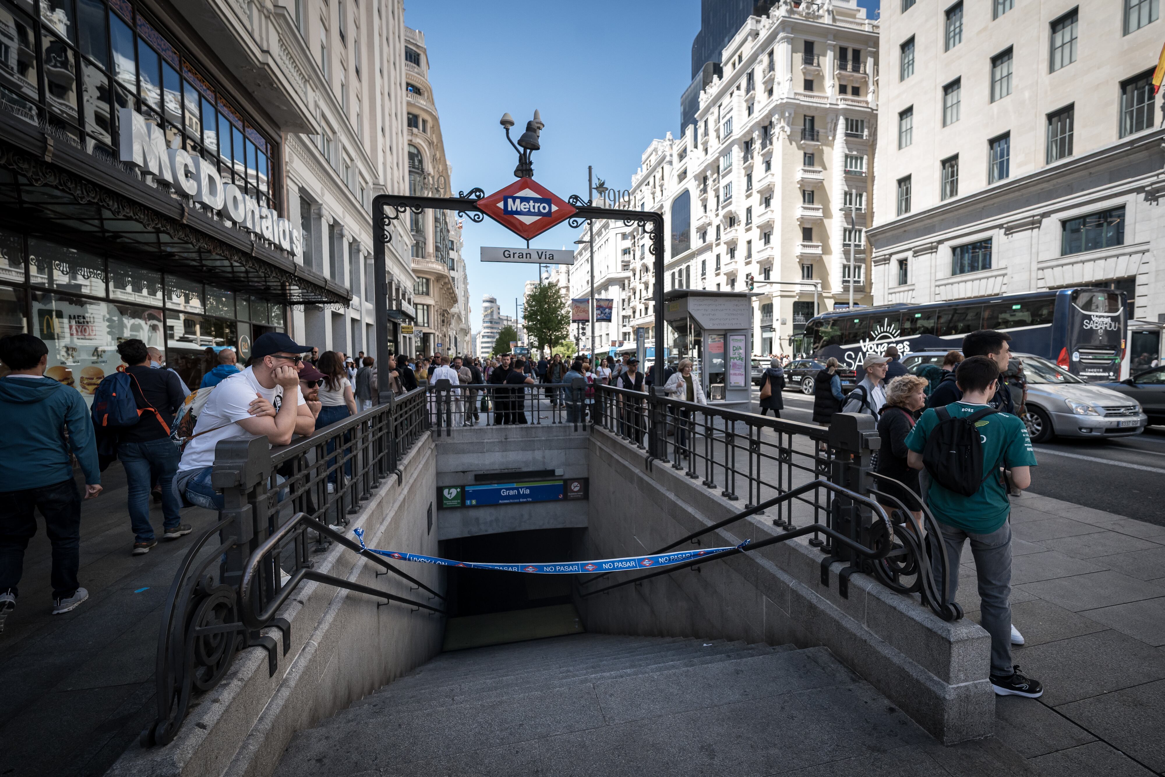 Metro de Madrid cerrado a consecuencia del apagón 2025