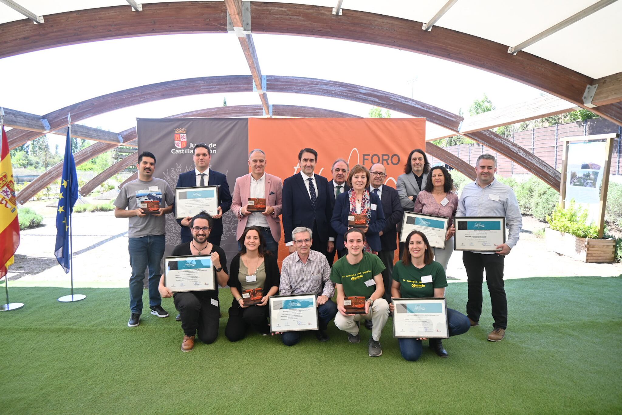 Marcilla de Campos recibe el Premio Autonómico Fuentes Claras para la sostenibilidad de la Junta