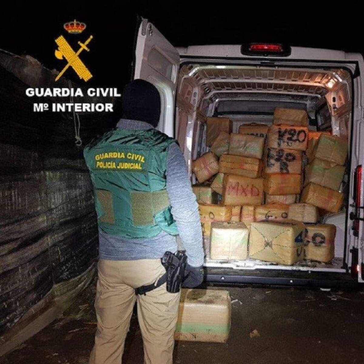 Detenidas 33 personas en Murcia, Almería y Castellón en dos operaciones antidroga de la Guardia Civil