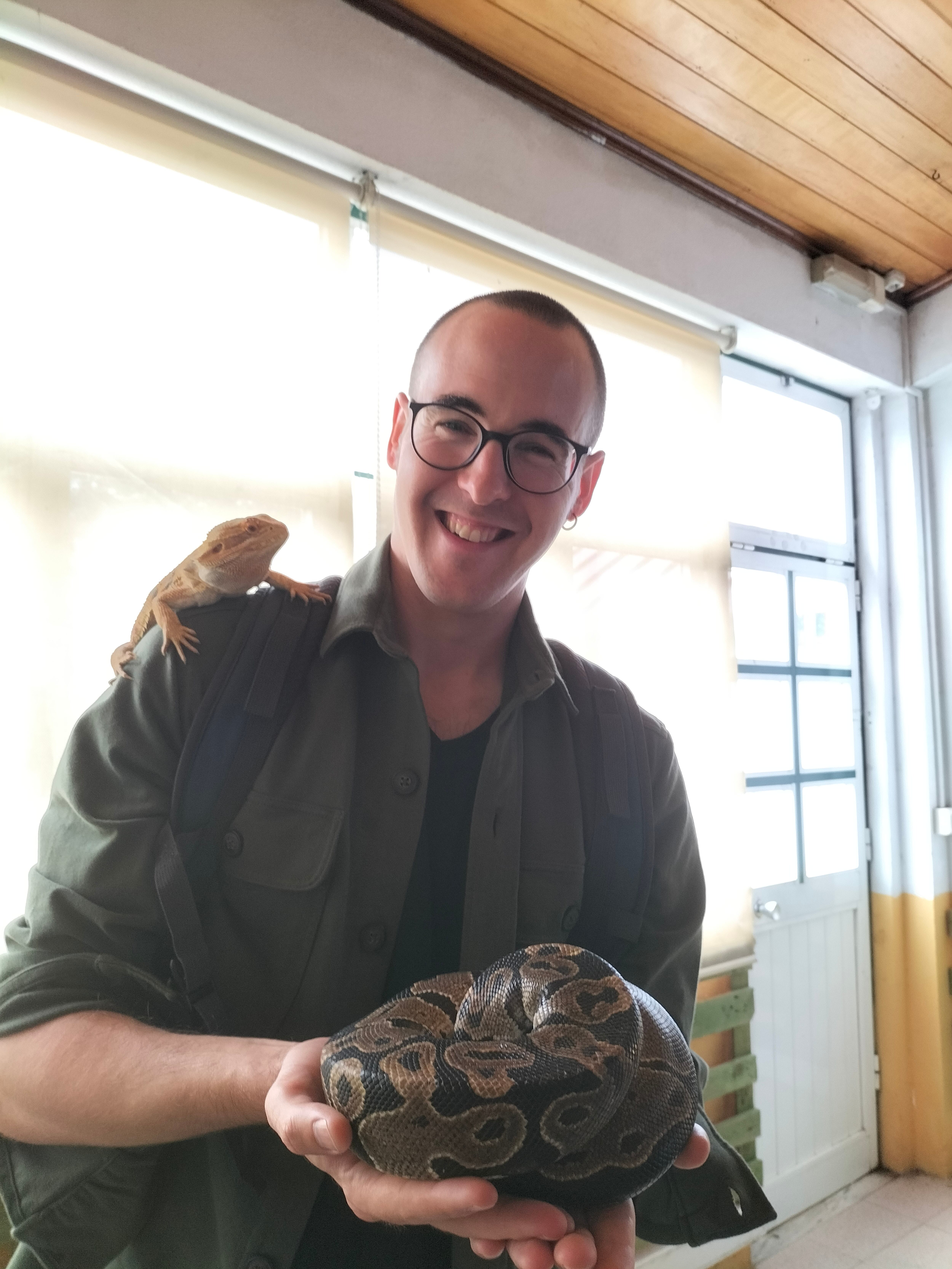 Ismael, el profesor que participa en esta iniciativa