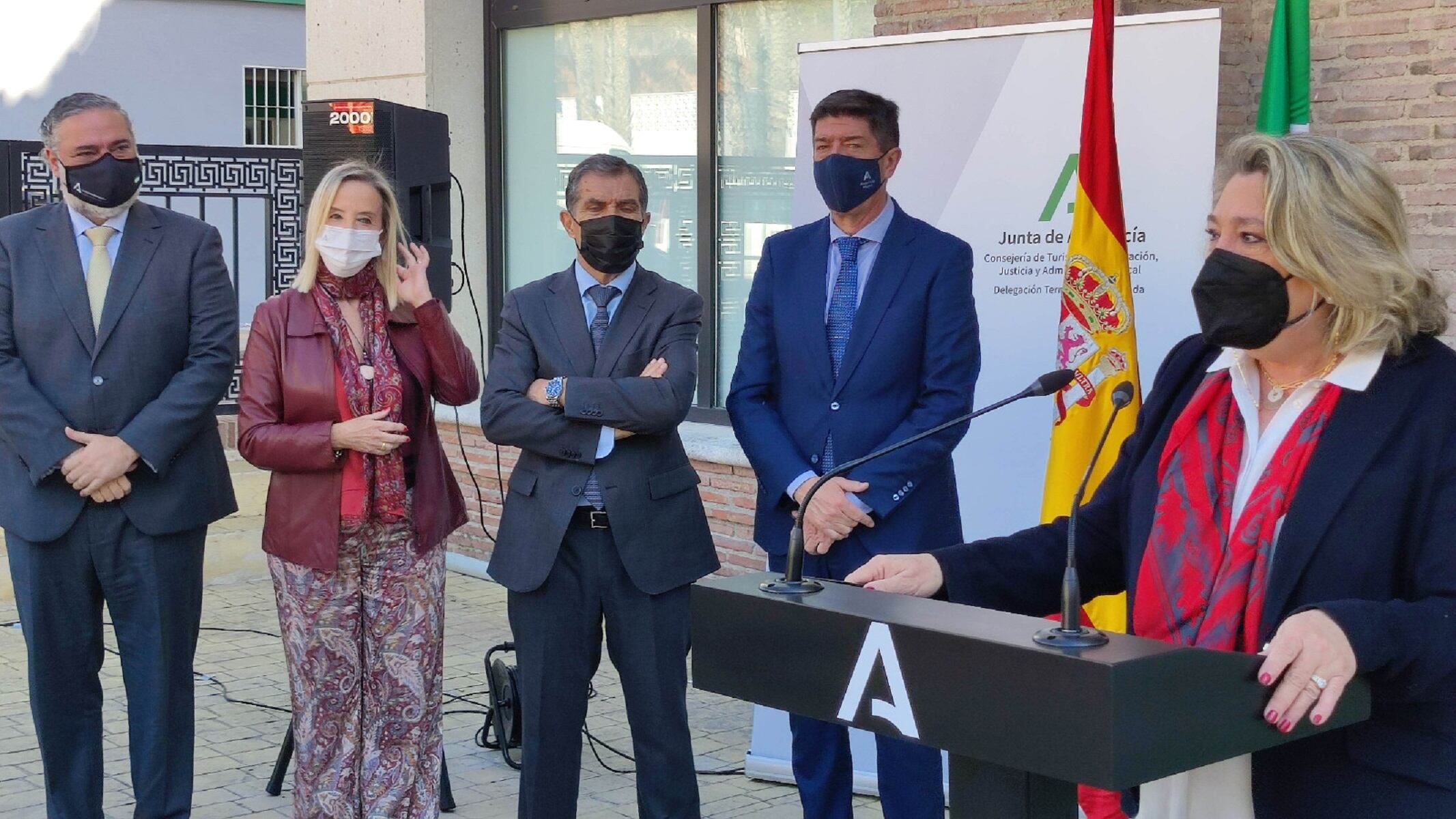 El vicepresidente de la Junta de Andalucía, Juan Marín, inaugura la nueva sede judicial de Almuñécar